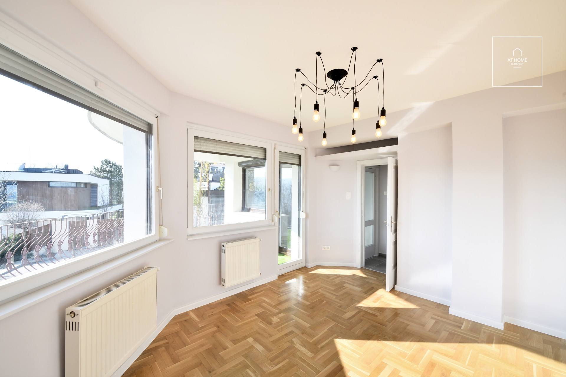 Panoramic apartment with garden connection for rent Budapest II. district Törökvész