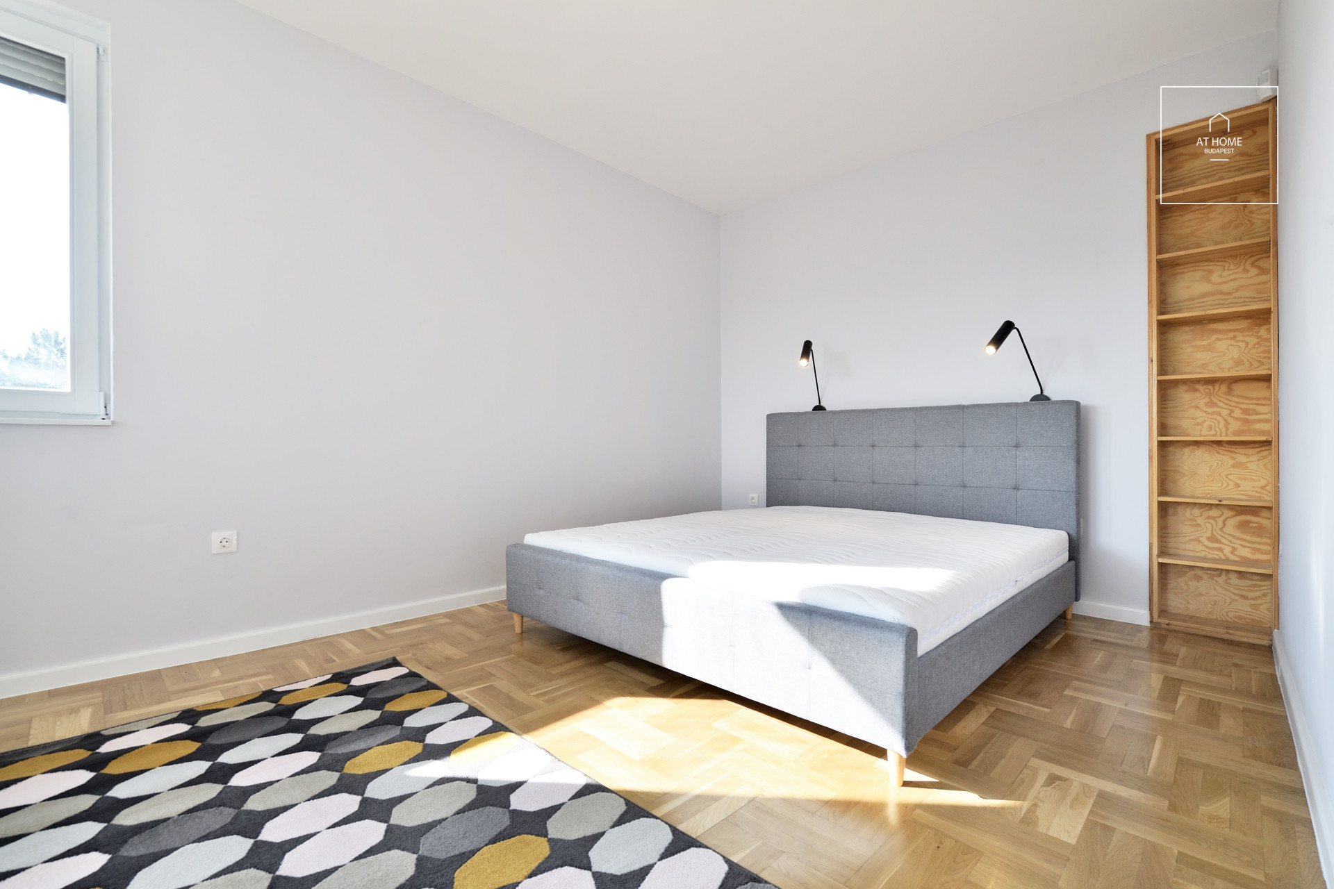 Panoramic apartment with garden connection for rent Budapest II. district Törökvész