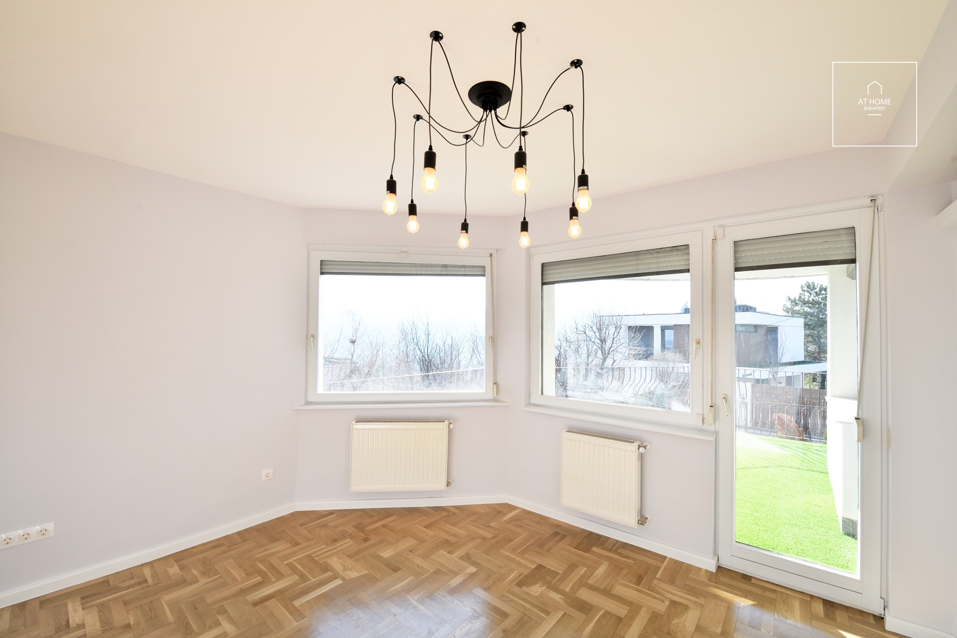 Panoramic apartment with garden connection for rent Budapest II. district Törökvész