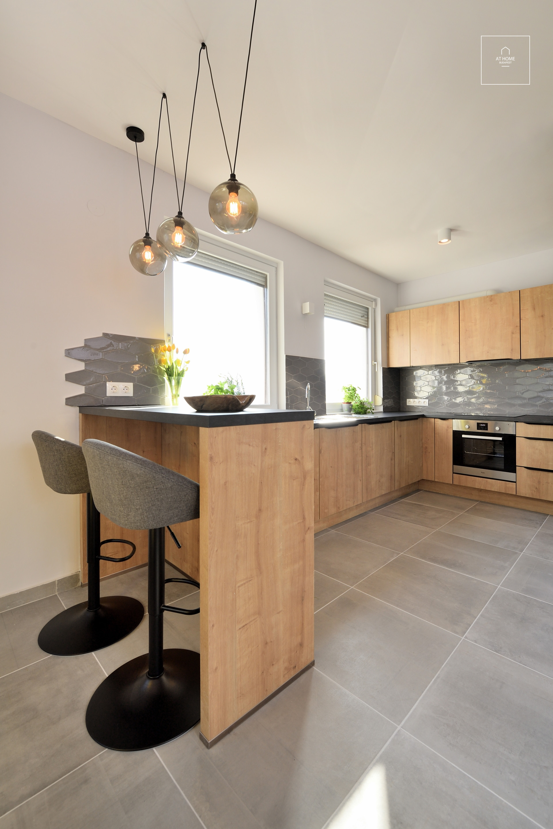 Panoramic apartment with garden connection for rent Budapest II. district Törökvész