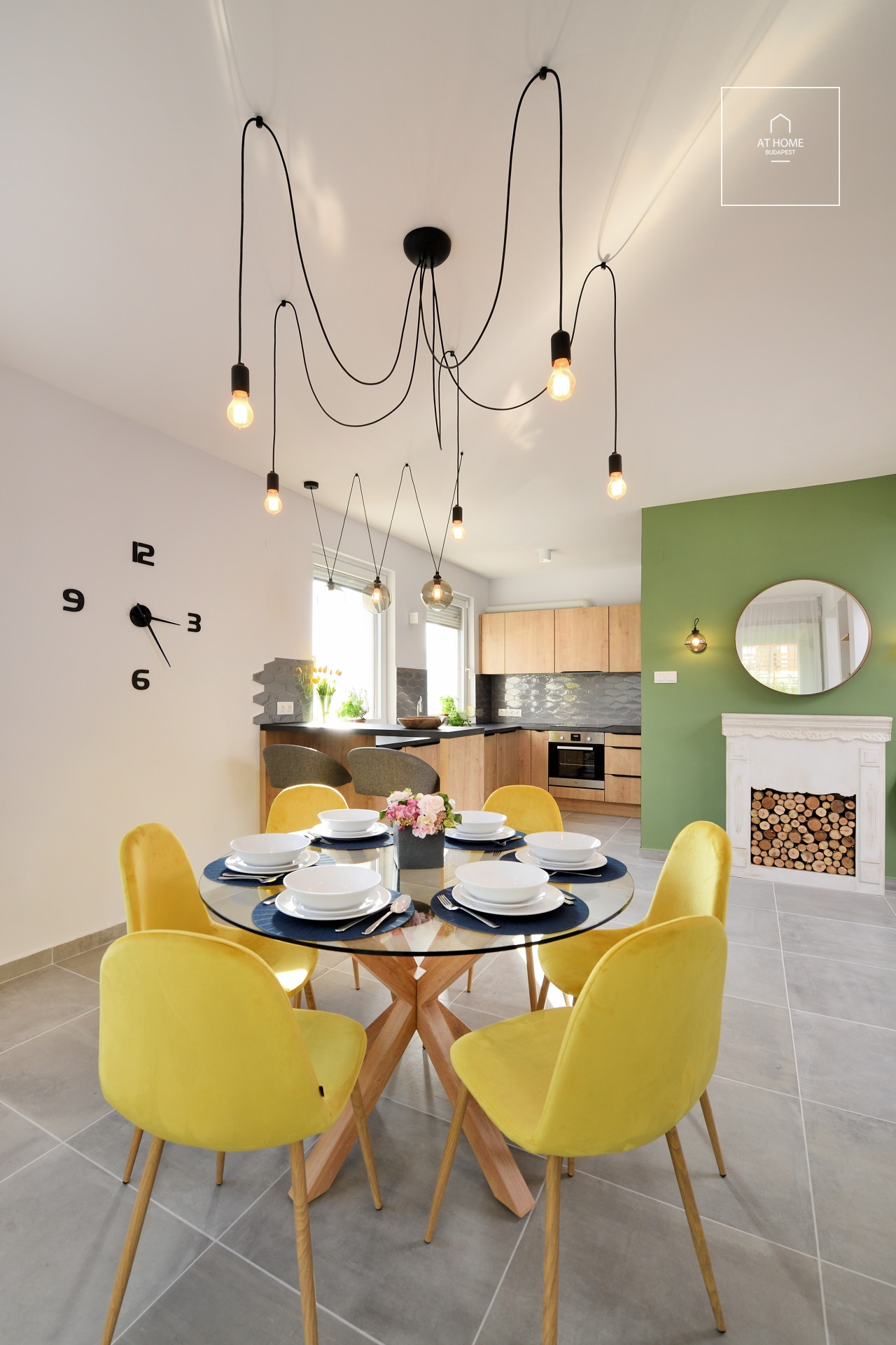 Panoramic apartment with garden connection for rent Budapest II. district Törökvész