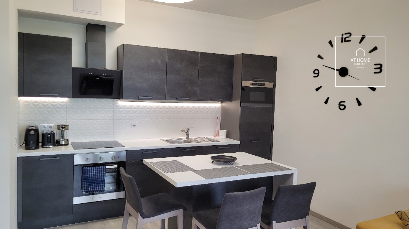 Newly built 50 m² apartment with a terrace in Budapest’s District XI, at BudaPar