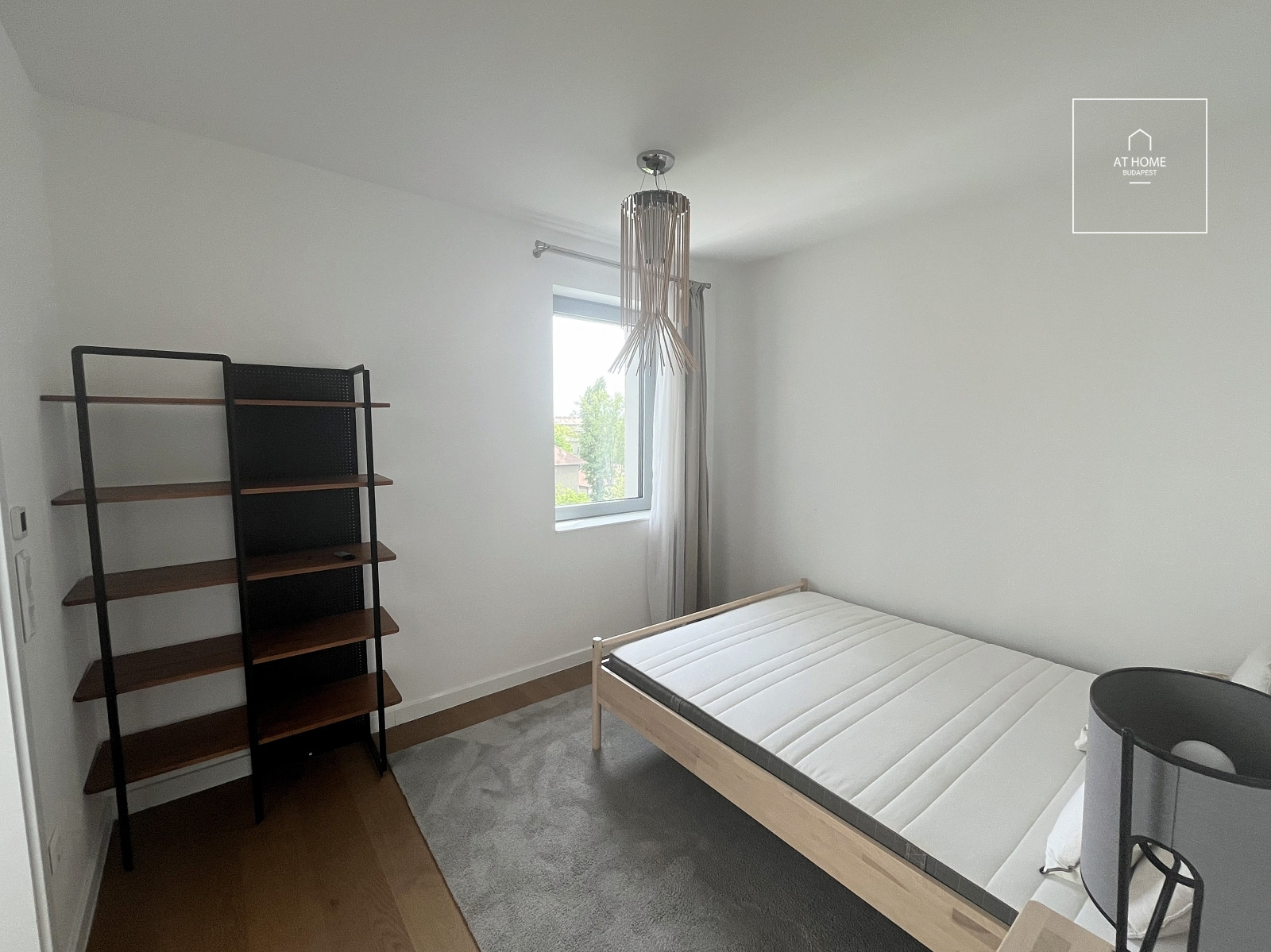A newly built 2-bedroom apartment with a terrace is available for rent in District VI, Terézváros