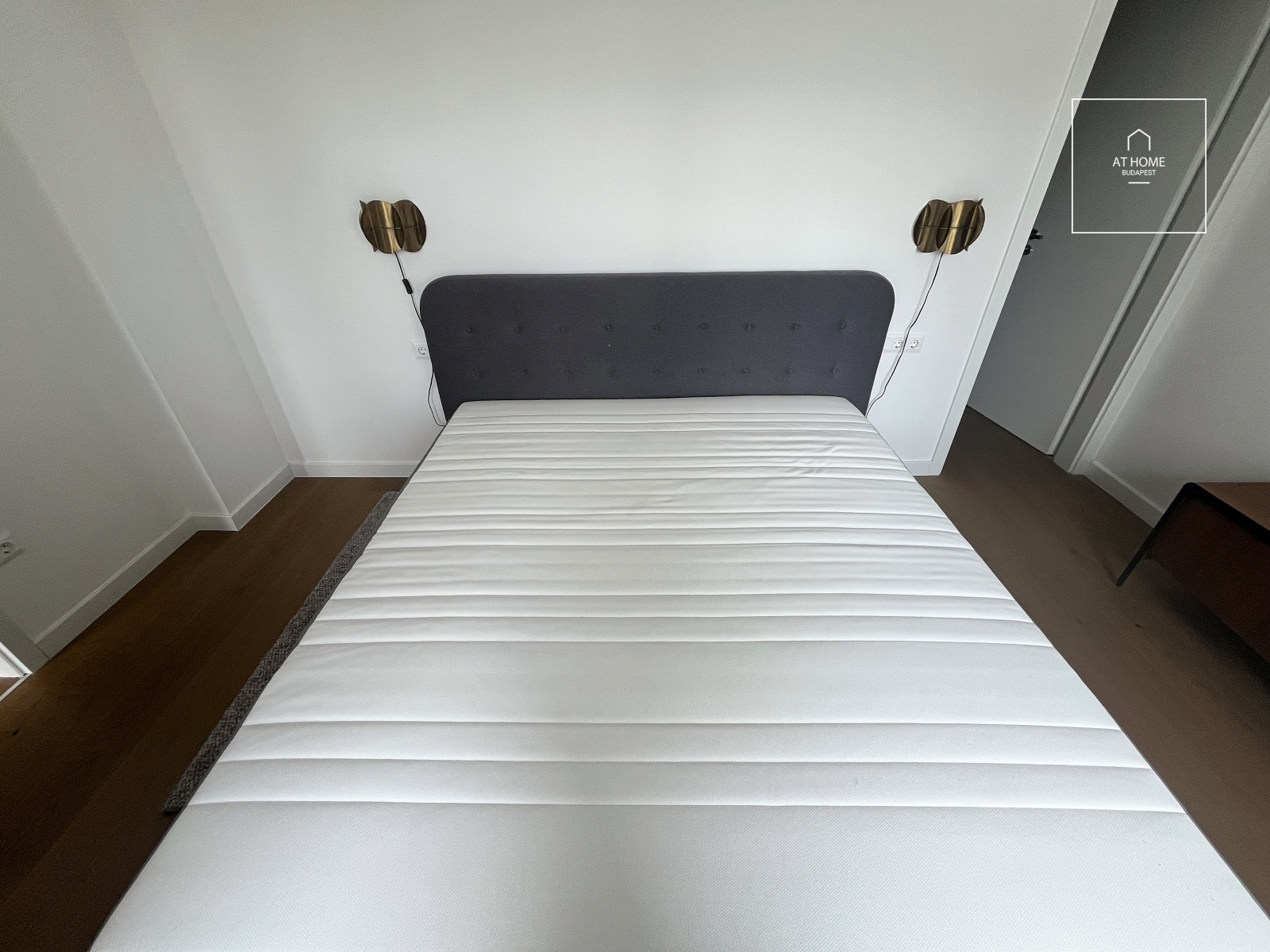 A newly built 2-bedroom apartment with a terrace is available for rent in District VI, Terézváros