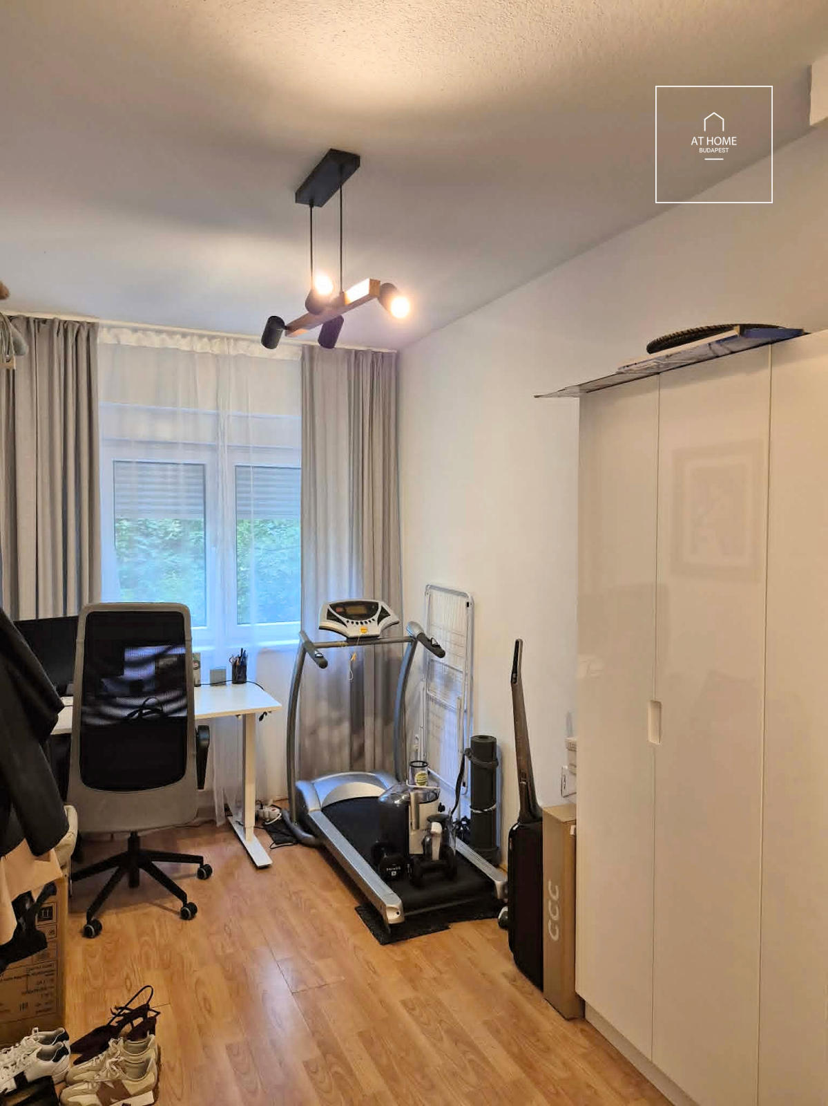 Quiet, green-belt 65 m² two-bedroom apartment with a terrace in Budapest’s 12th district