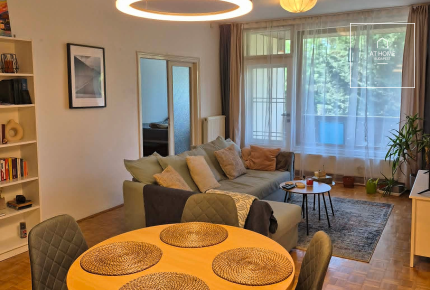 Quiet, green-belt 65 m² two-bedroom apartment with a terrace in Budapest’s 12th district