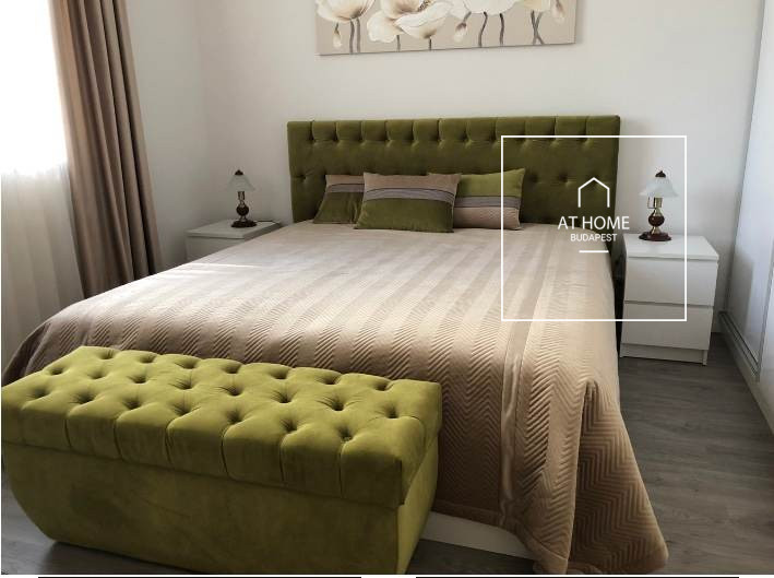 Two-bedroom exclusive apartment with panoramic views for rent in Budapest, District XIII, Marina Part