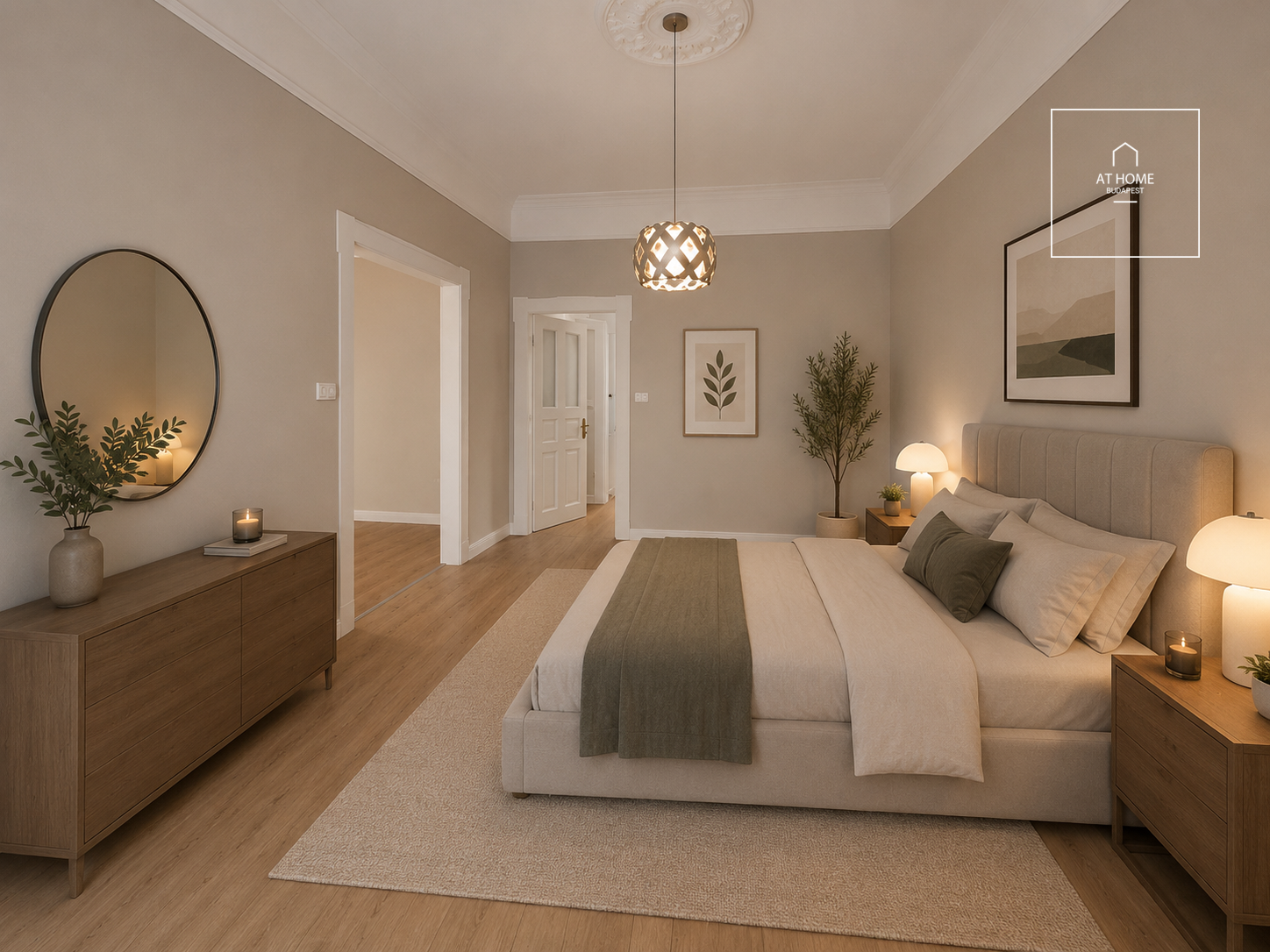 Renovated 103 sqm 2-bedroom apartment in District XIII, Újlipótváros