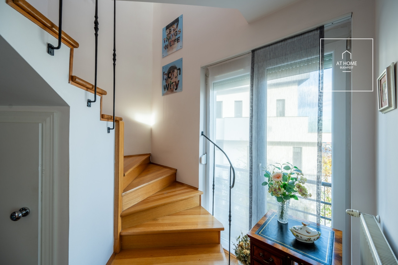 Modern two-level apartment for sale in Máriaremete, one of the most sought-after areas of District II/A