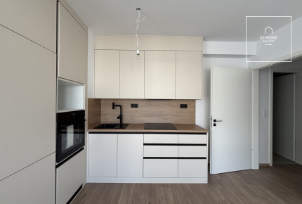 Newly-built 54 sqm Apartment with Terrace for Rent in a Condominium in Lőportárdűlő, District XIII