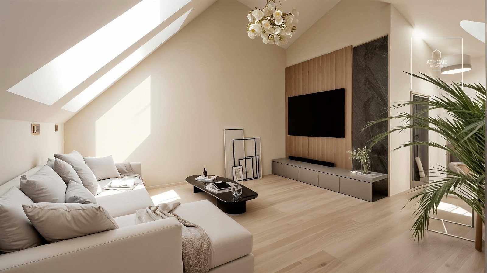 Newly built 35 sqm studio attic apartment in Budapest’s 12th district