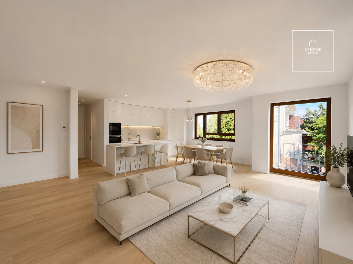 Newly-built luxury apartment with exclusive garden for sale in Törökvész, 2nd district, Budapest