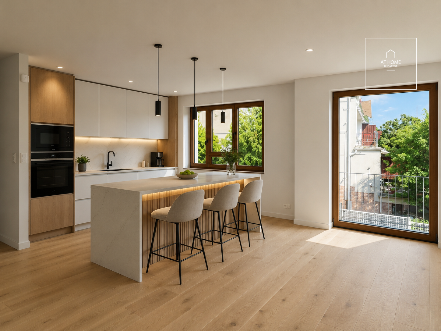 Newly-built luxury apartment with exclusive garden for sale in Törökvész, 2nd district, Budapest