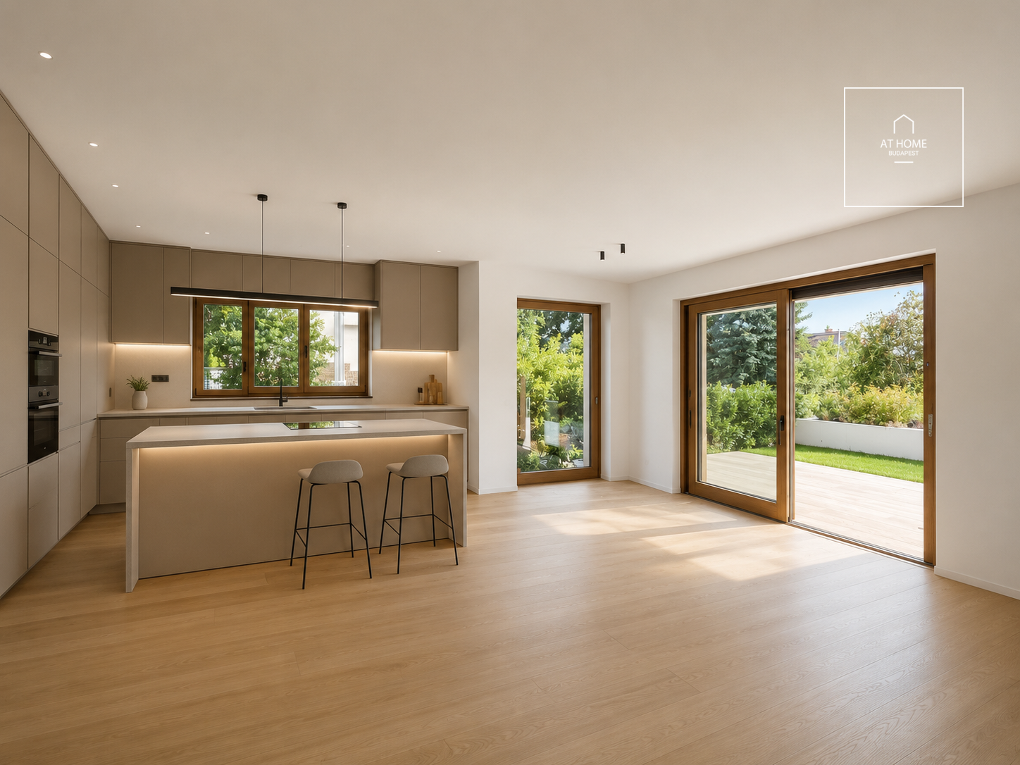 Newly-built luxury apartment with exclusive garden for sale in Törökvész, 2nd district, Budapest