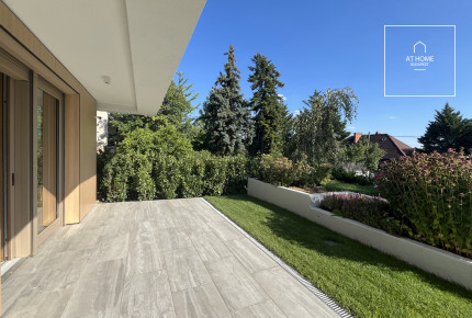Newly-built luxury apartment with exclusive garden for sale in Törökvész, 2nd district, Budapest