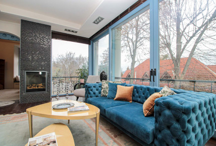 Exclusive garden-connected villa apartment Budapest XII. district Virányos