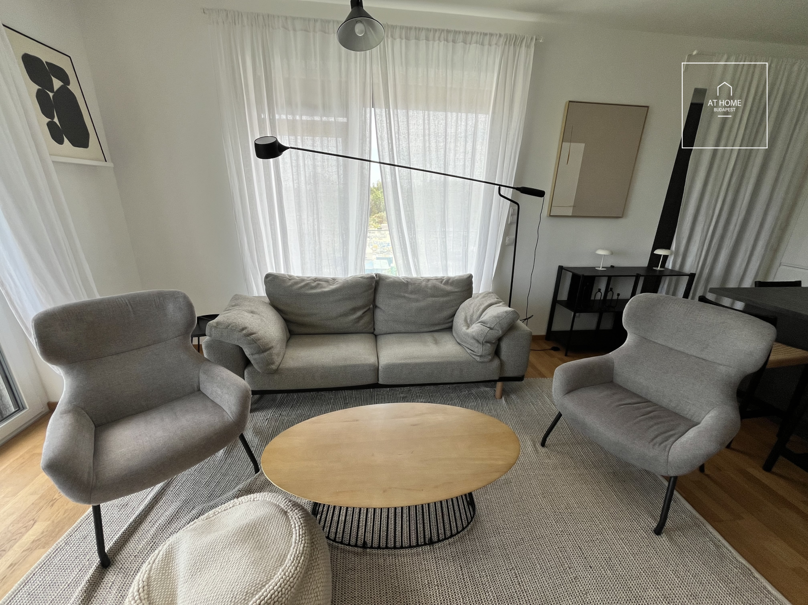 Premium apartment with Danube panorama for rent in the 11th district of Budapest, Budapart