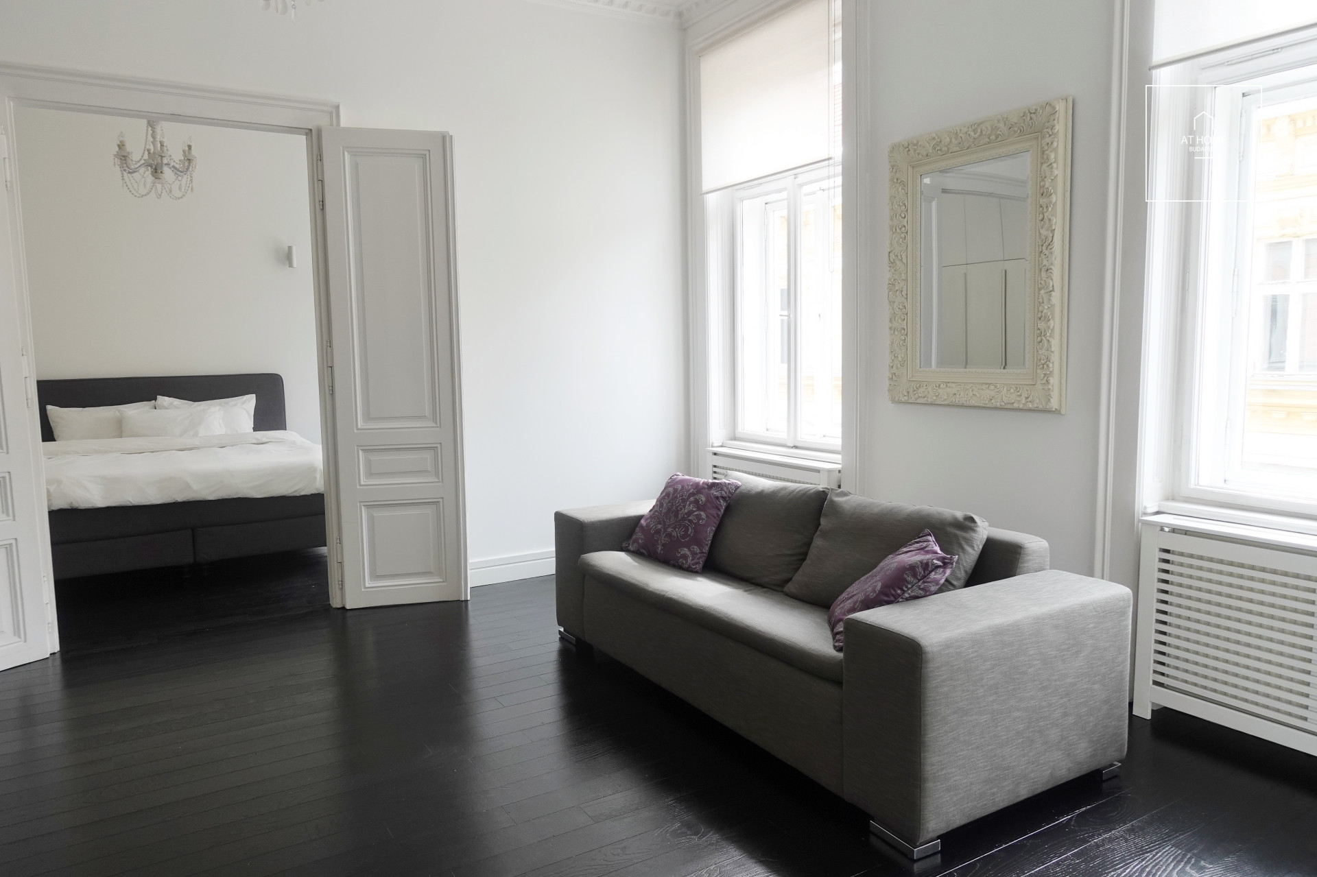 Elegant Three-Level Apartment with Panoramic Terrace for Rent in the Heart of Budapest