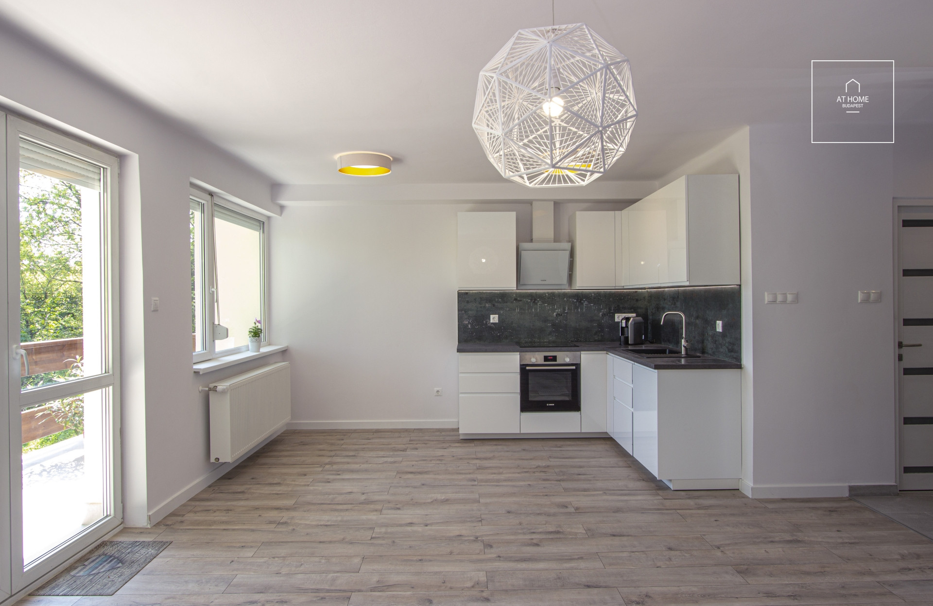 Panoramic, Fully Renovated Apartment with a Large Terrace in a Green Hillside Area