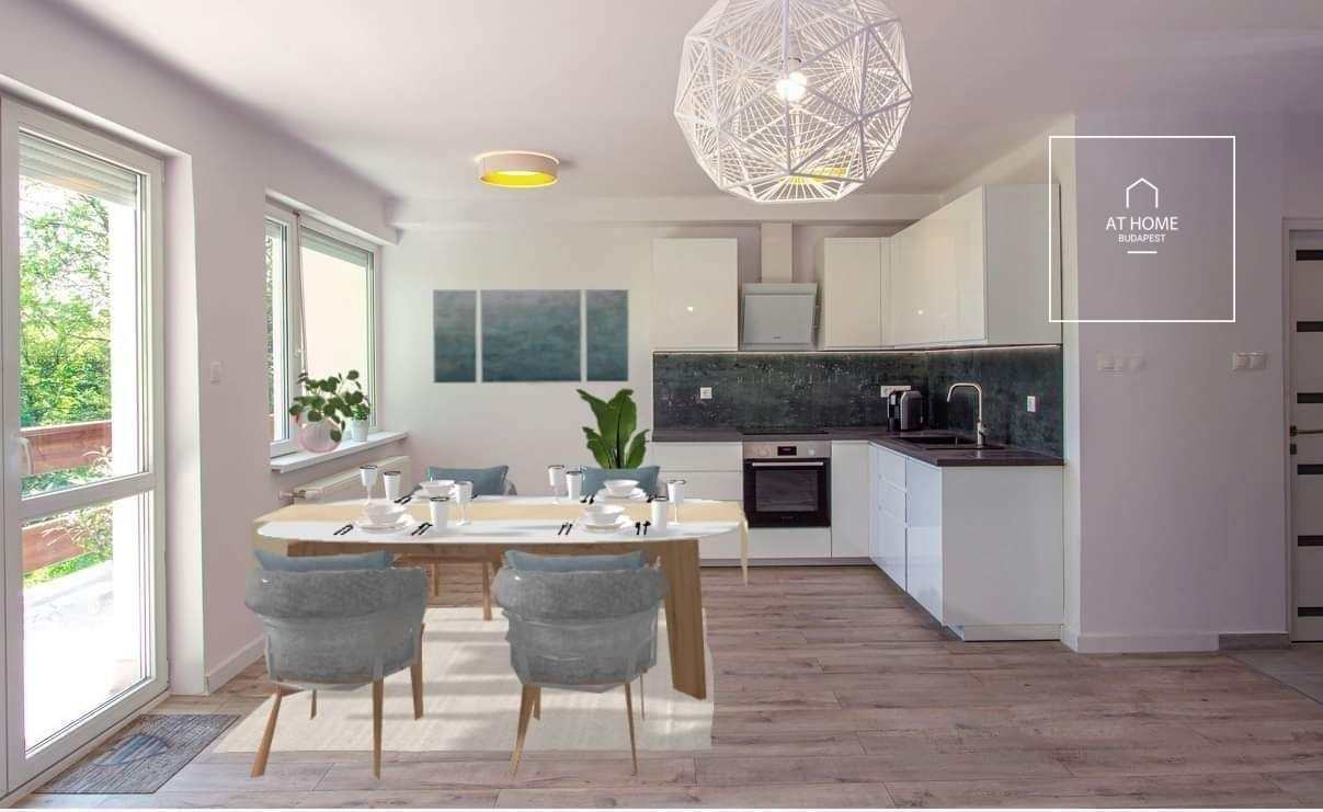 Panoramic, Fully Renovated Apartment with a Large Terrace in a Green Hillside Area