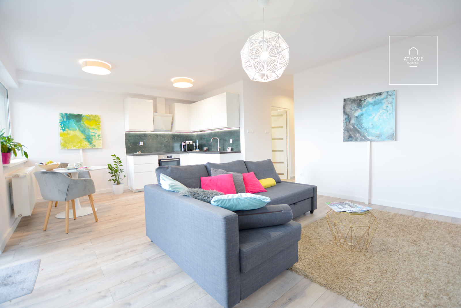 Panoramic, Fully Renovated Apartment with a Large Terrace in a Green Hillside Area