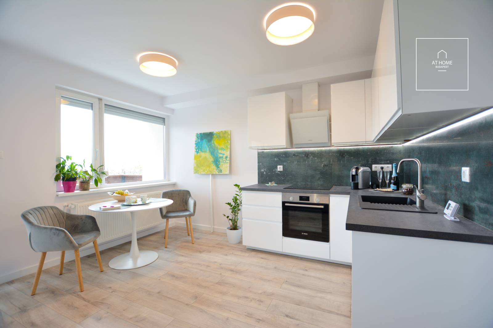 Panoramic, Fully Renovated Apartment with a Large Terrace in a Green Hillside Area