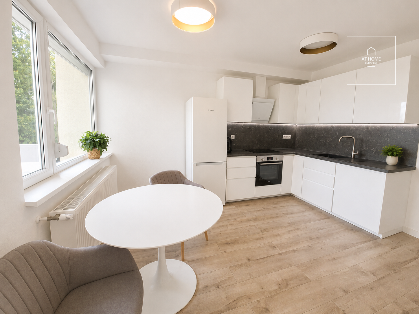 Panoramic, Fully Renovated Apartment with a Large Terrace in a Green Hillside Area
