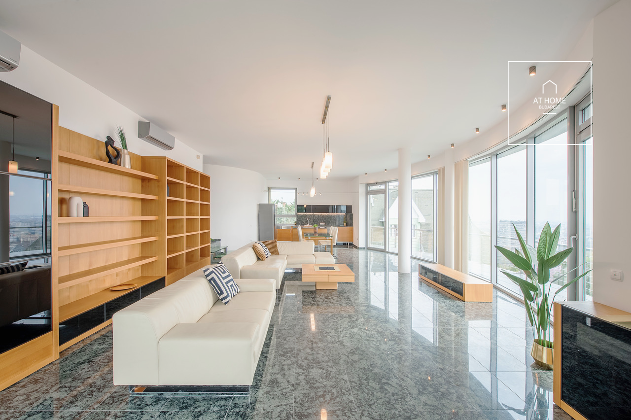 Panoramic Luxury Apartment for Rent in the Green Area of Sashegy