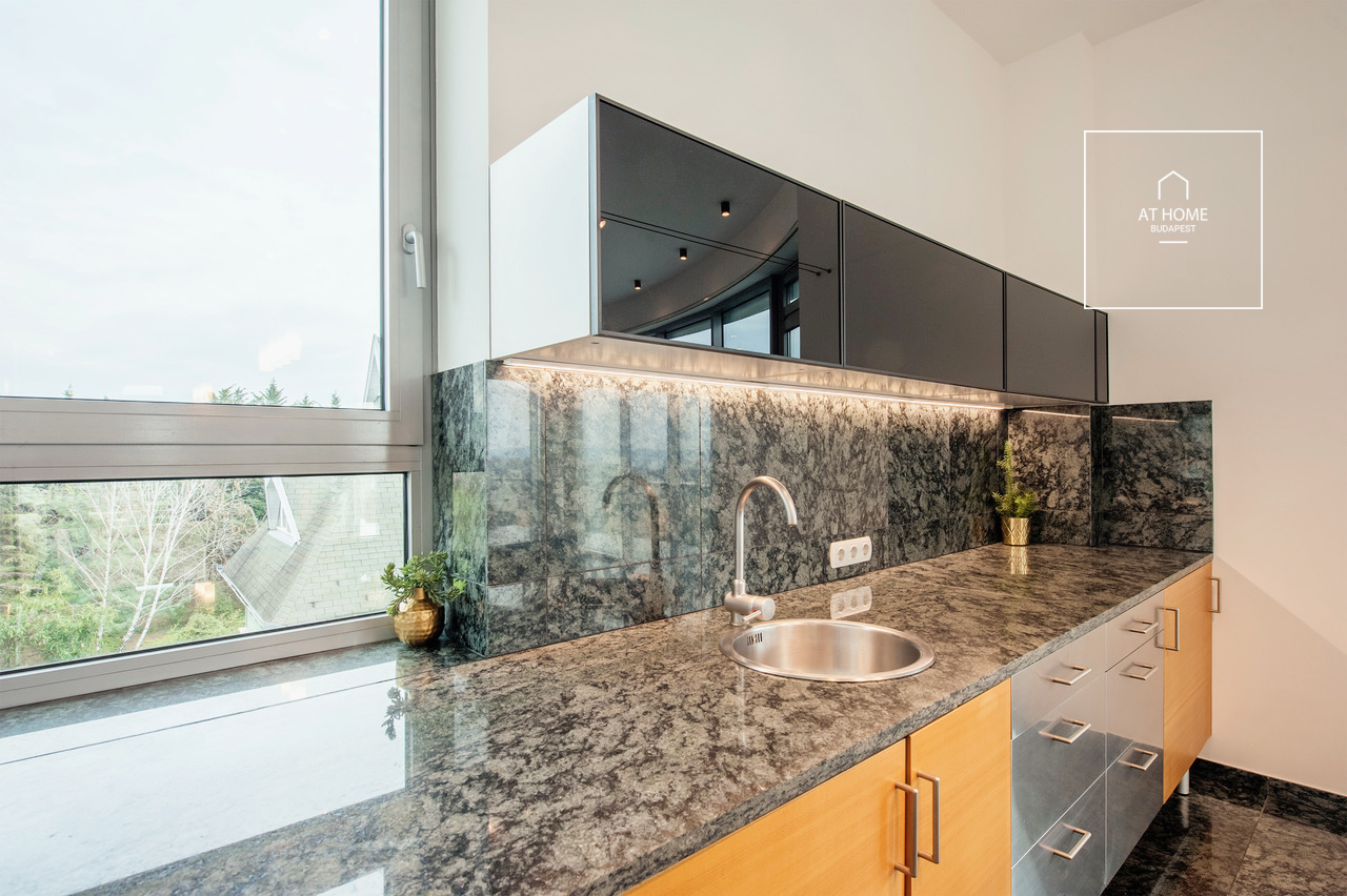 Panoramic Luxury Apartment for Rent in the Green Area of Sashegy
