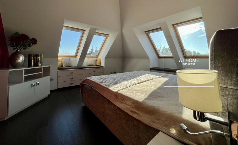 Három hálószobás prémium panorámás lakás kiadó Budapest II. kerület, Törökvész