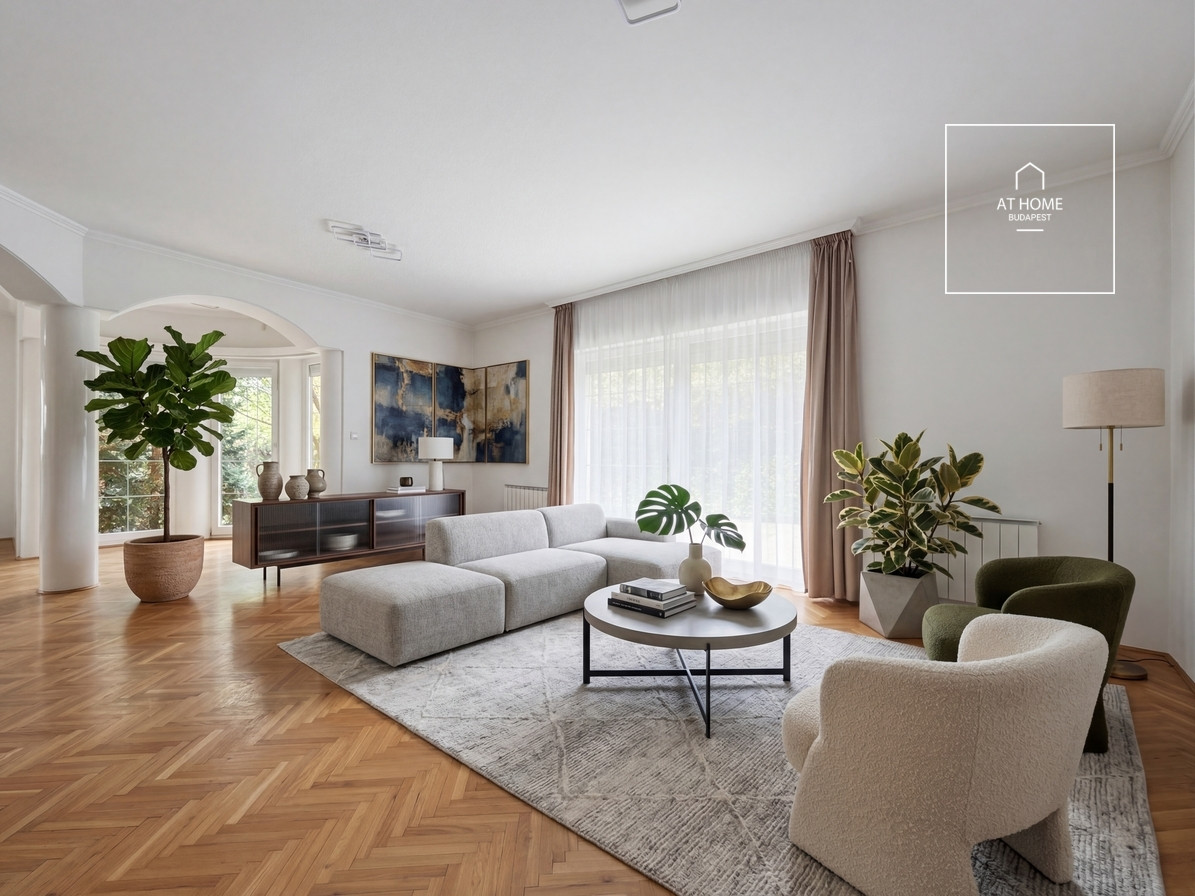 EXCEPTIONAL KÚTVÖLGY VILLA – TWO INDEPENDENT RESIDENCES WITHIN A PRESTIGIOUS BUDA PROPERTY