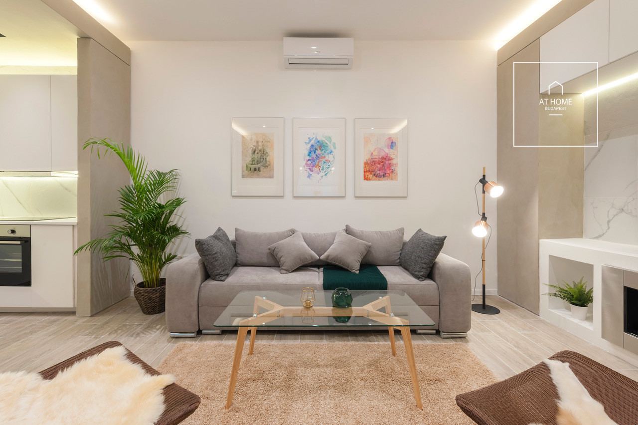 Renovated Scandinavian-style apartment near the Opera in District VI