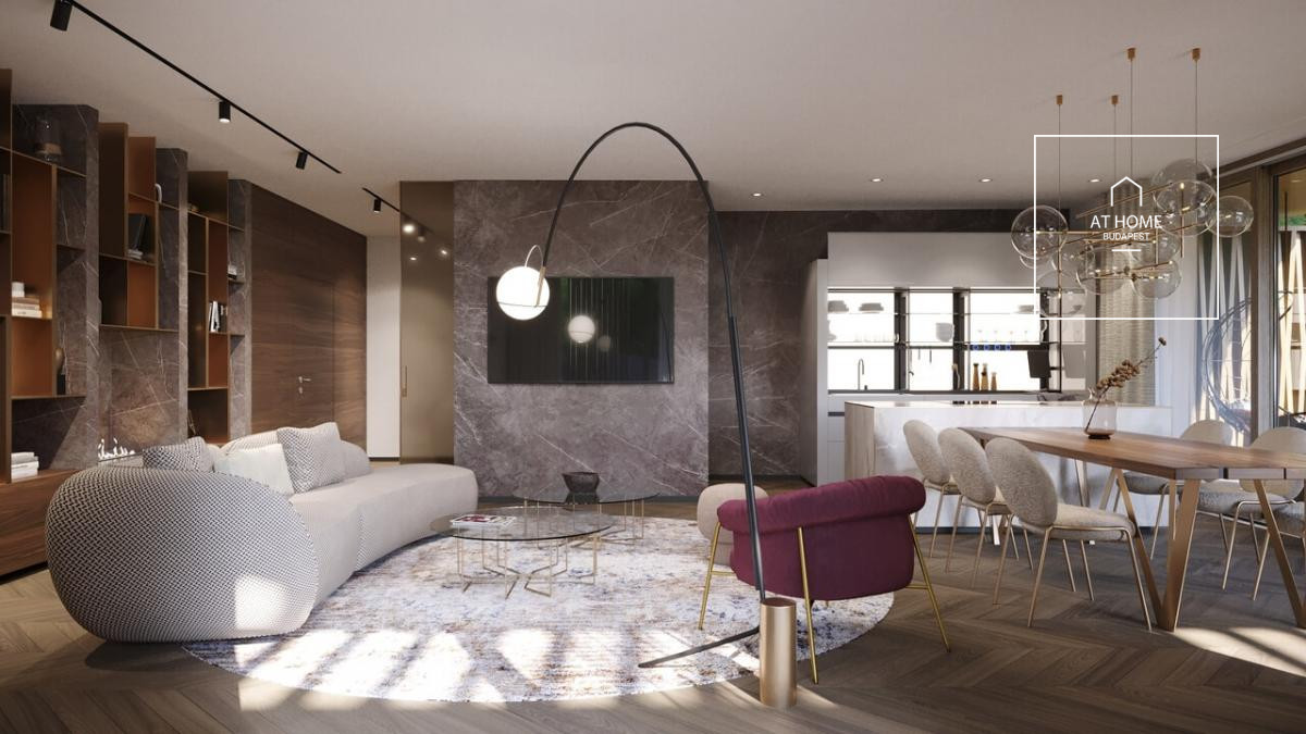 Exlcusive newly-built villa apartment for sale, Mártonhegy, 12th district, Budapest