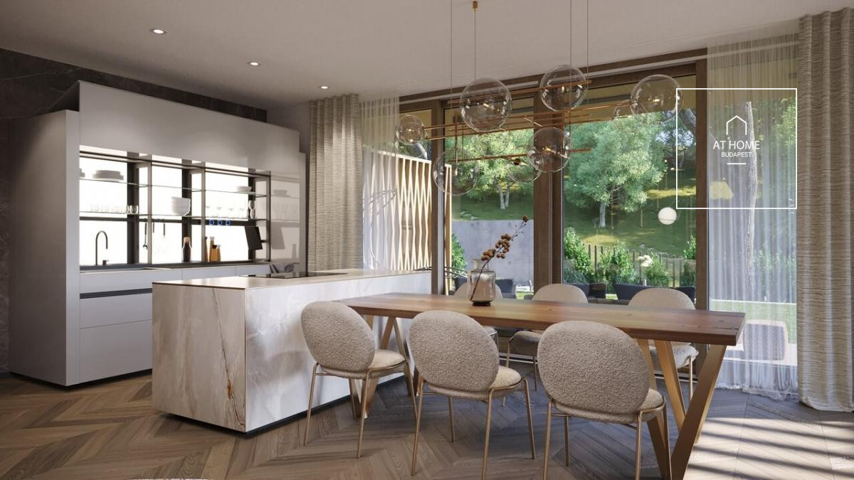 Exlcusive newly-built villa apartment for sale, Mártonhegy, 12th district, Budapest