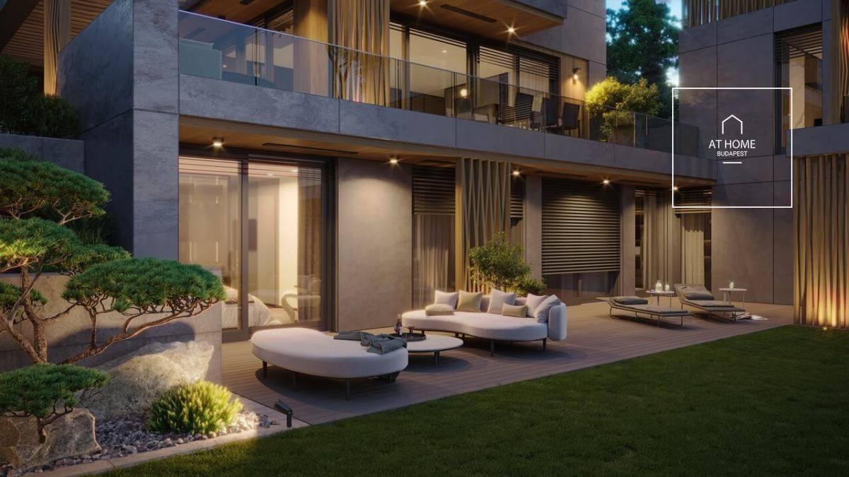 Exlcusive newly-built villa apartment for sale, Mártonhegy, 12th district, Budapest