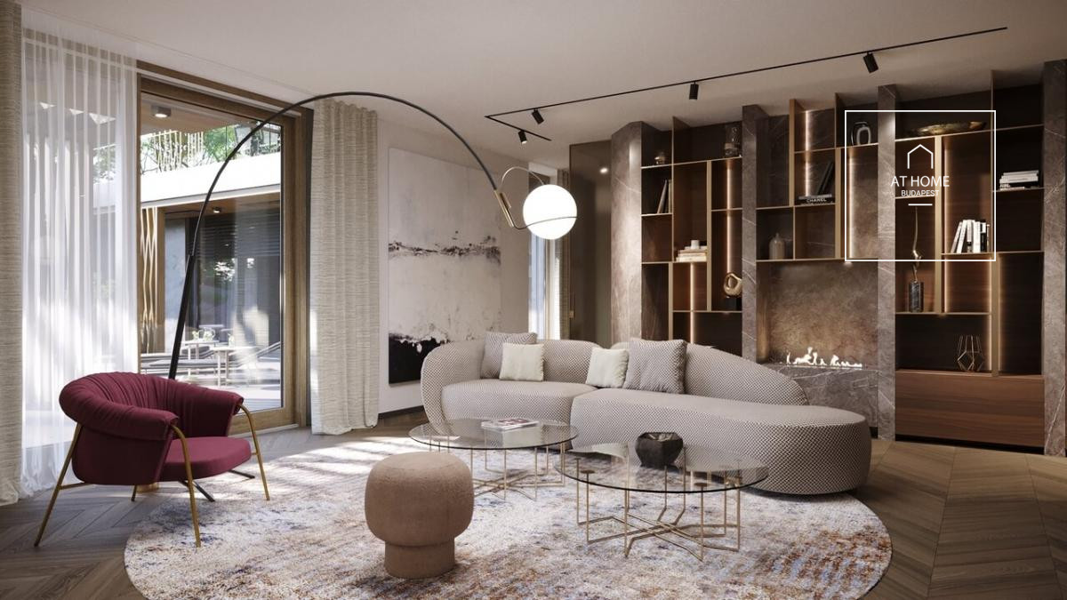 Exlcusive newly-built villa apartment for sale, Mártonhegy, 12th district, Budapest