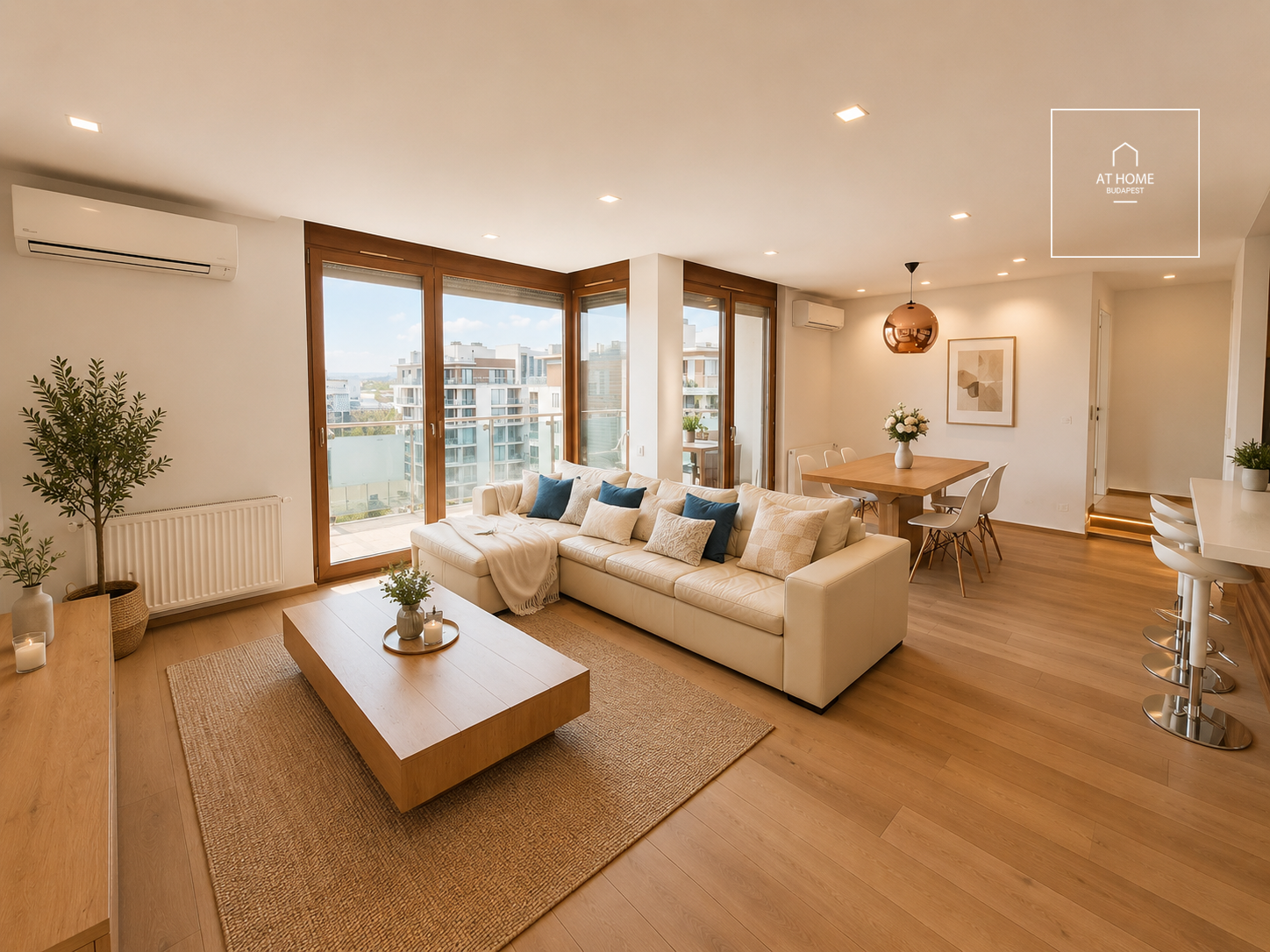 Prémium 4 hálószobás, teraszos penthouse lakás  eladó a Marina Parton, a XIII. kerületben