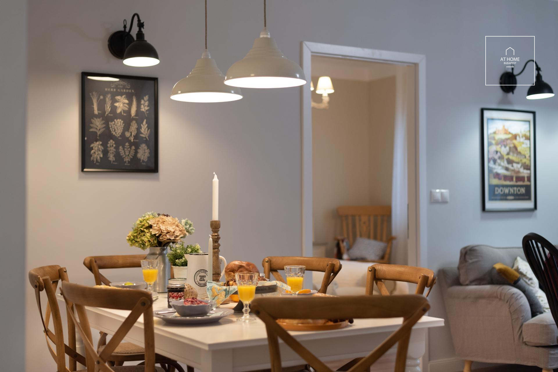 Bright, renovated apartment on Pozsonyi út in Budapest