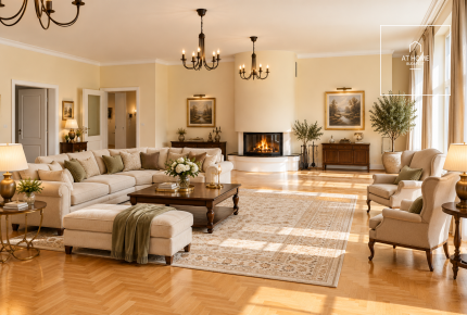 Elegant groundfloor apartment for Sale in Svábhegy, District XII with private garden connection