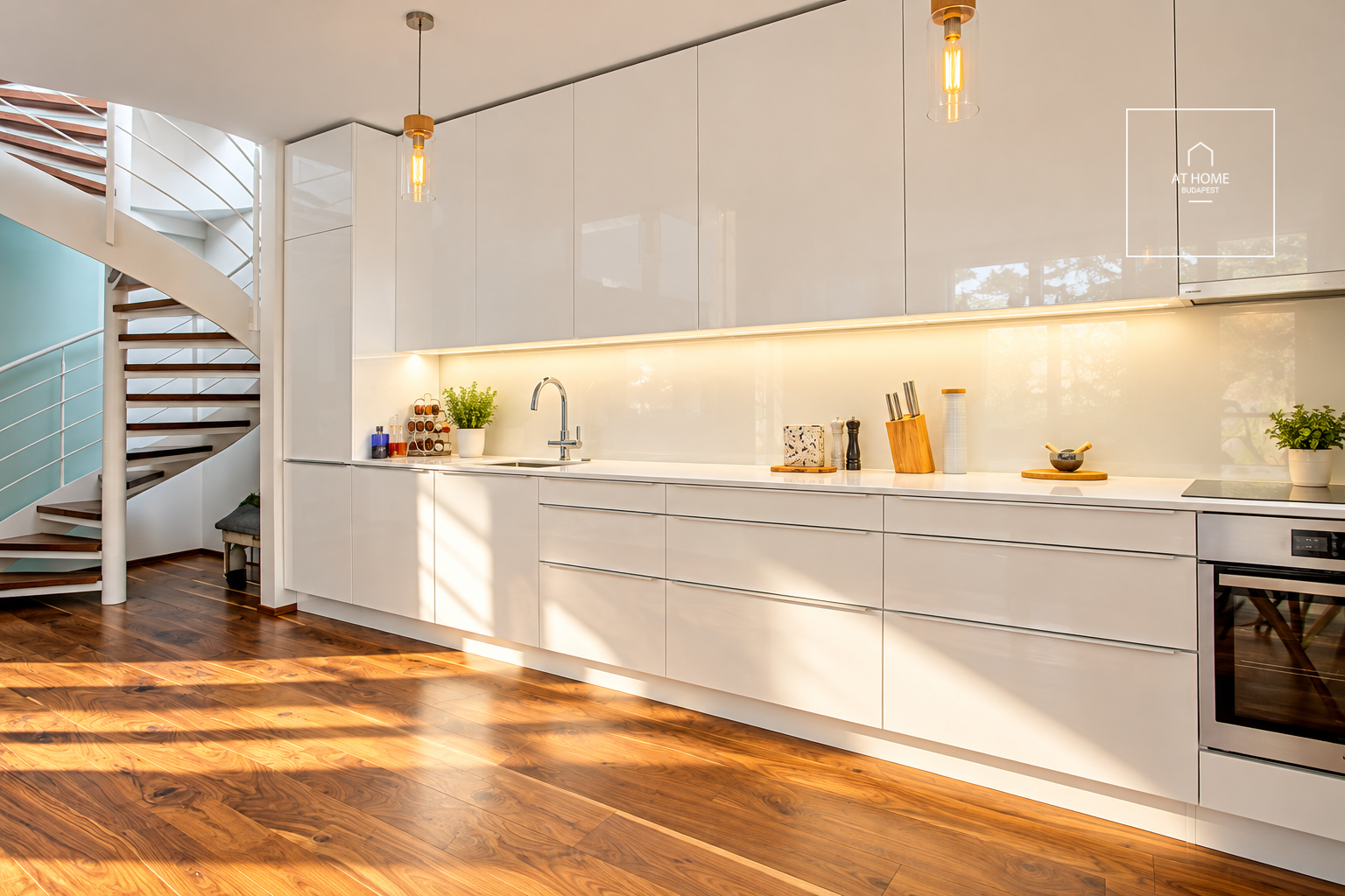 Two-storey apartment with private rooftop terrace and dedicated parking space for sale in District VI