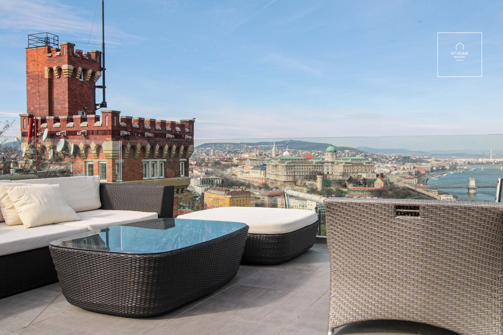 Lélegzetelállító panorámájú luxuslakás kiadó Budapest I. kerület, Gellérthegy
