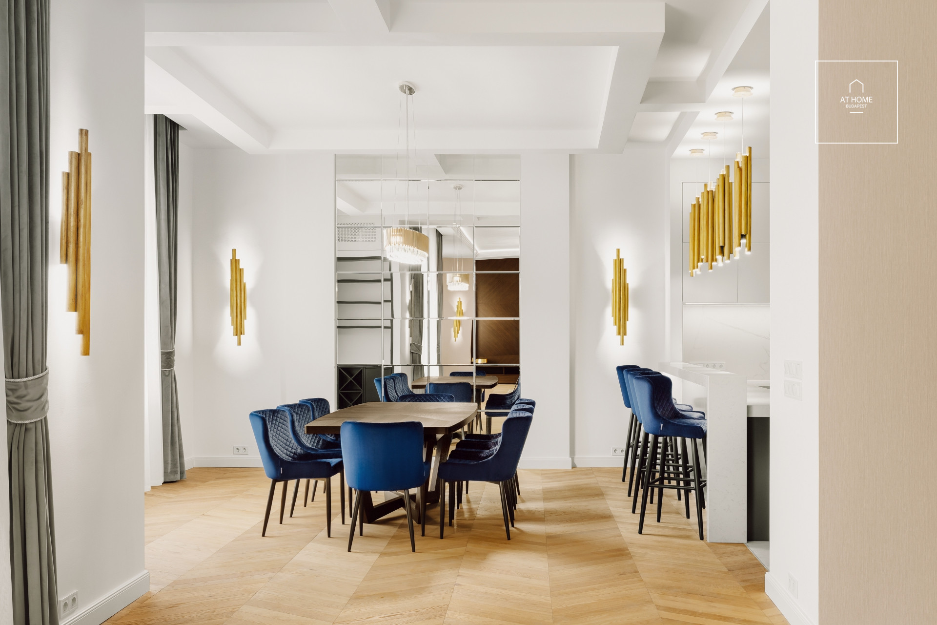 Luxury 3-bedroom apartment with view to the Danube for rent in downtown Budapest