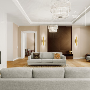 Luxury 3-bedroom apartment with view to the Danube for rent in downtown Budapest