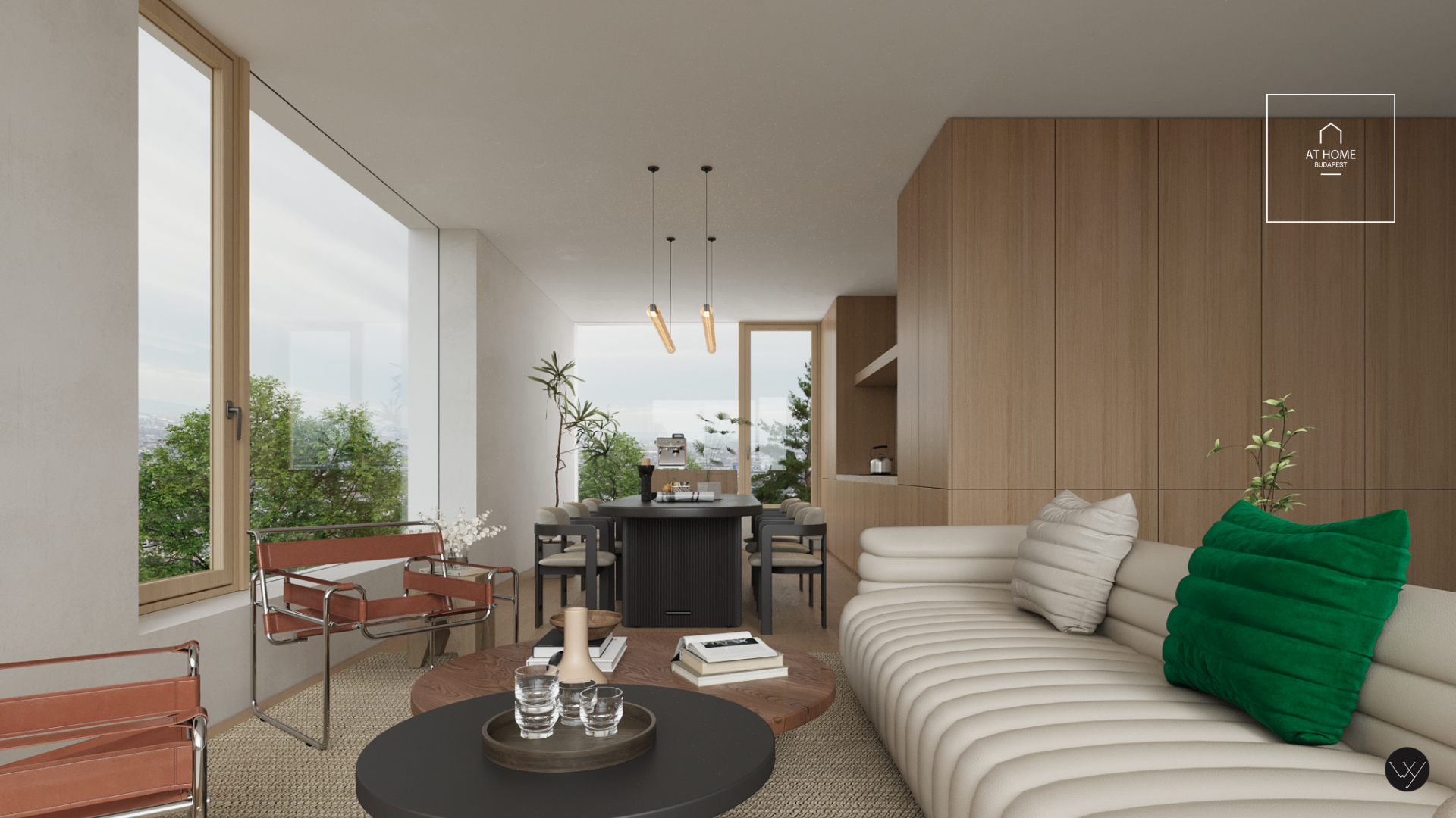 Exclusive Penthouse with City Views, a Private Roof Terrace and Distinctive Design in Mártonhegy