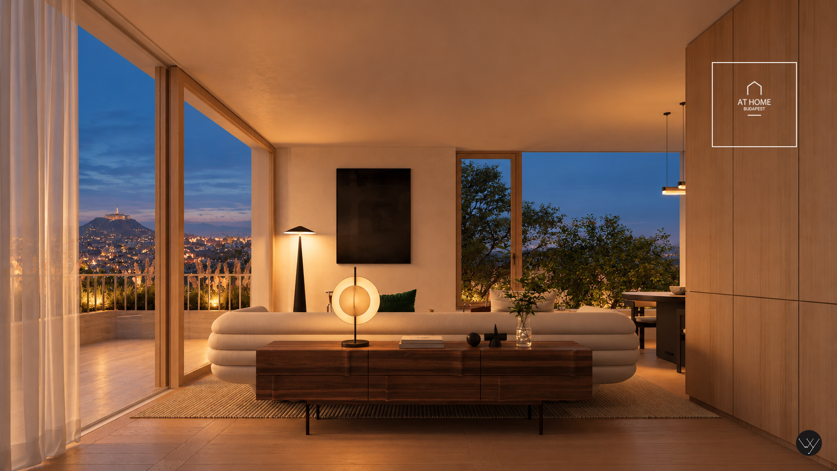 Exclusive Penthouse with City Views, a Private Roof Terrace and Distinctive Design in Mártonhegy