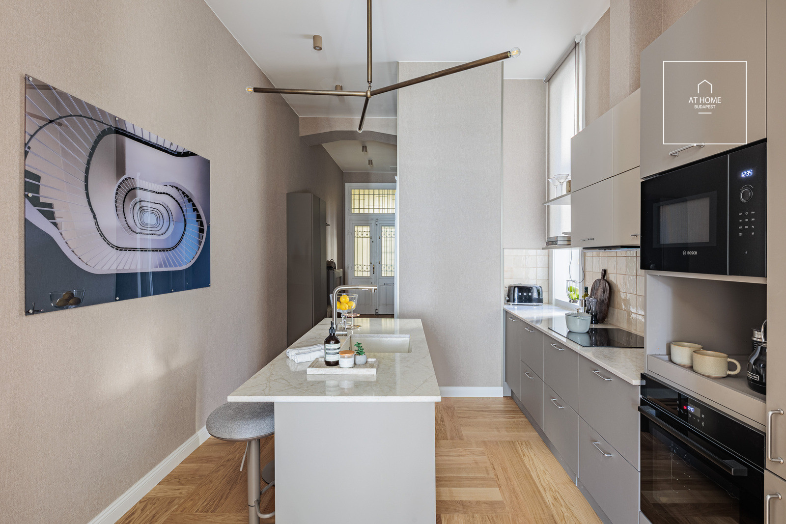 LUXURIOUSLY RENOVATED, THREE-BALCONY, TWO-BEDROOM APARTMENT FOR SALE