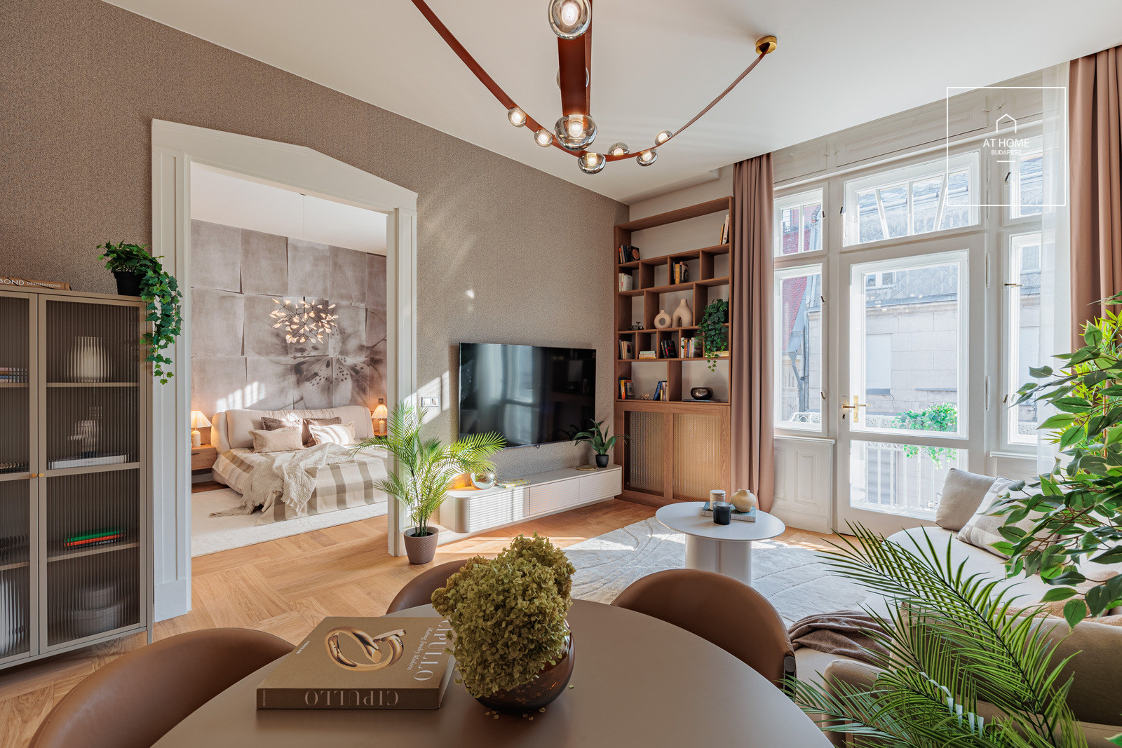 LUXURIOUSLY RENOVATED, THREE-BALCONY, TWO-BEDROOM APARTMENT FOR SALE