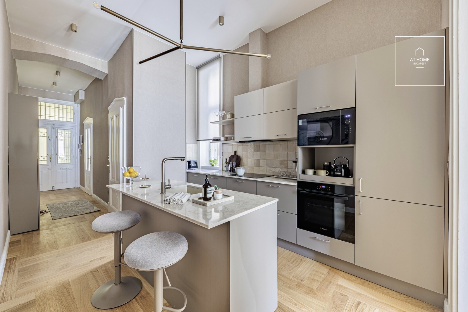 LUXURIOUSLY RENOVATED, THREE-BALCONY, TWO-BEDROOM APARTMENT FOR SALE