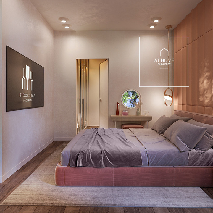 Newly built third-floor apartment with a balcony for rent  in District XII.