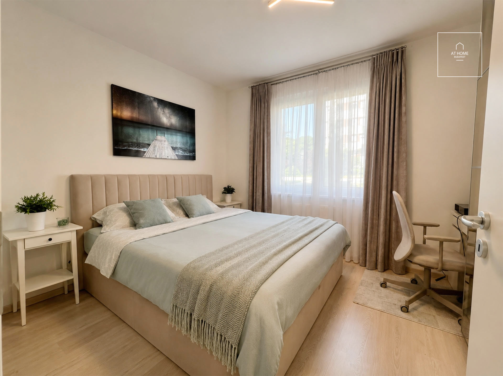 Modern apartment with a terrace  and private garden for sale in the 12th District